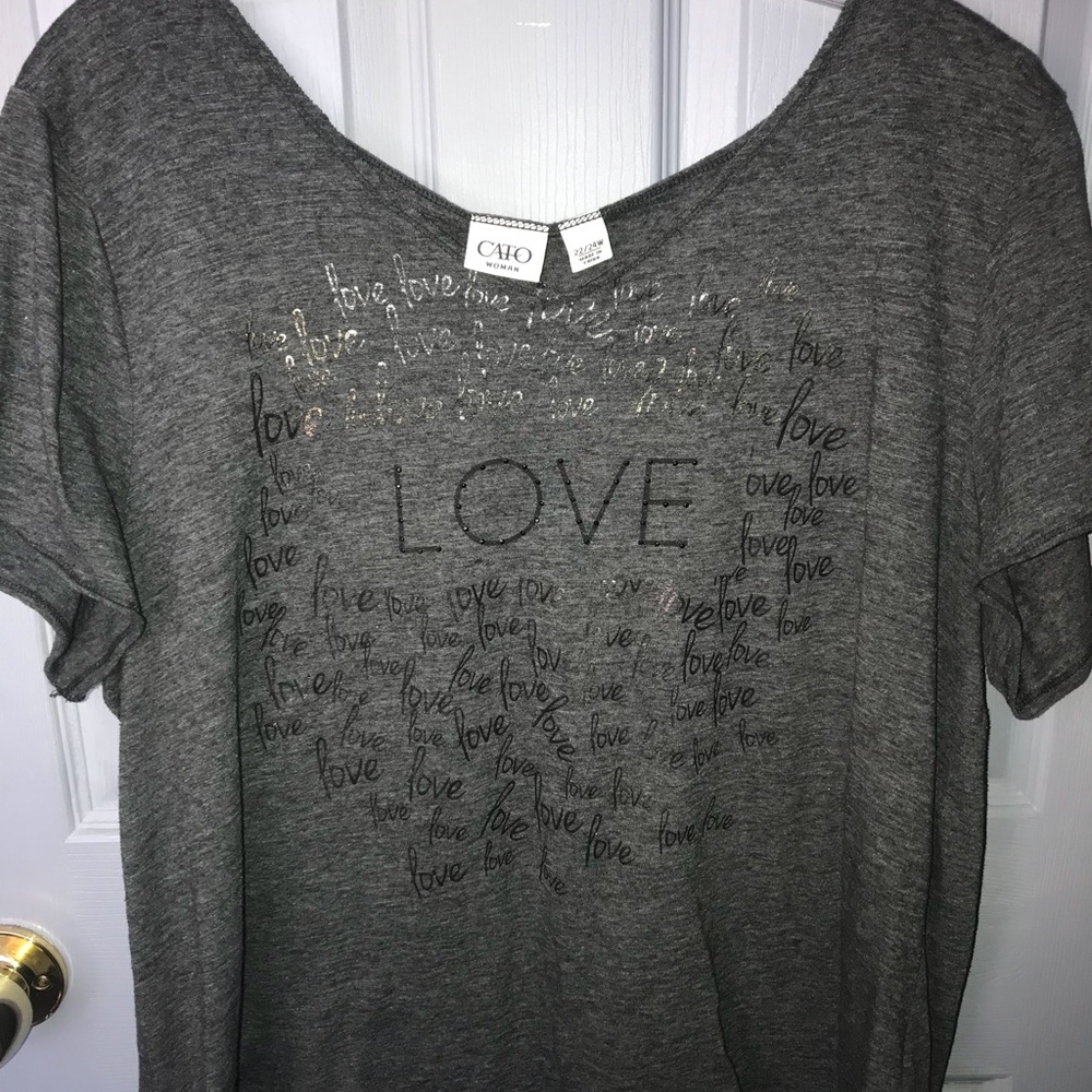 Plus Size Love Shirt 22W/24W